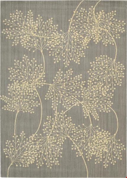 Nourison Capri CAP1 Slate (99446019974) Rectangle 3'6" x 5'6" Area Rug