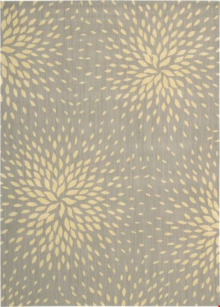 Nourison Capri CAP2 Grey (99446020345) Rectangle 3'6" x 5'6" Area Rug