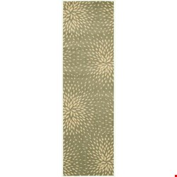 Nourison Capri CAP2 Light Green (99446020420) Runner 2'3