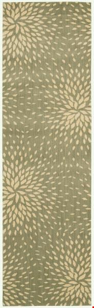 Nourison Capri CAP2 Light Green (99446020420) Runner 2'3" x 8'0" Area Rug