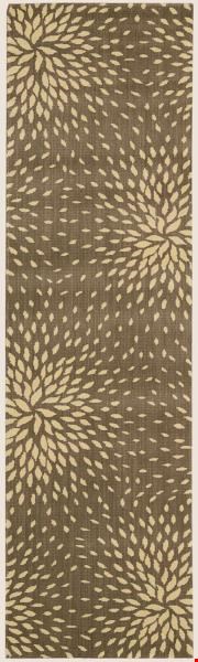 Nourison Capri CAP2 Mocha (99446020352) Runner 2'3" x 8'0" Area Rug