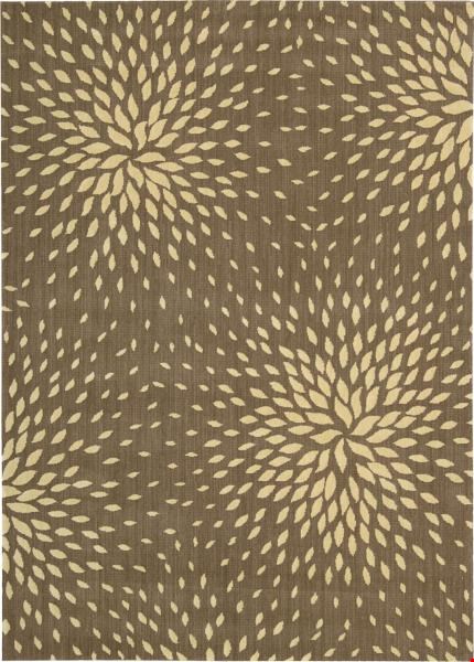 Nourison Capri CAP2 Mocha (99446020505) Rectangle 5'3" x 7'5" Area Rug