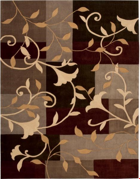 Nourison Contour CON01 Mocha (99446066480) Rectangle 7'3" x 9'3" Area Rug