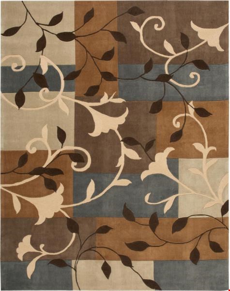 Nourison Contour CON01 Multicolor (99446045645) Rectangle 7'3" x 9'3" Area Rug