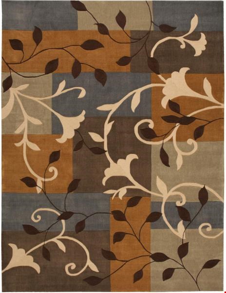 Nourison Contour CON01 Multicolor (99446045638) Rectangle 8'0" x 10'6" Area Rug