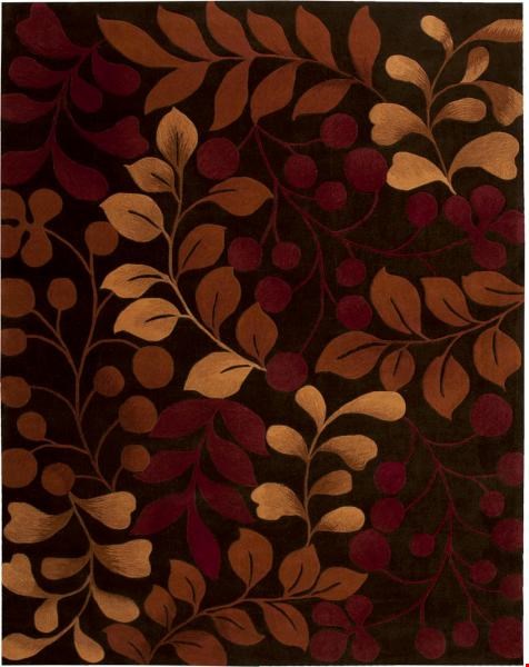 Nourison Contour CON02 Chocolate (99446045706) Rectangle 7'3" x 9'3" Area Rug