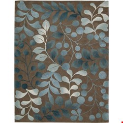 Nourison Contour CON02 Mocha (99446045836) Rectangle 8'0