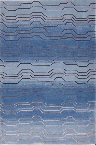 Nourison Contour CON04 Azure (99446046154) Rectangle 7'3" x 9'3" Area Rug
