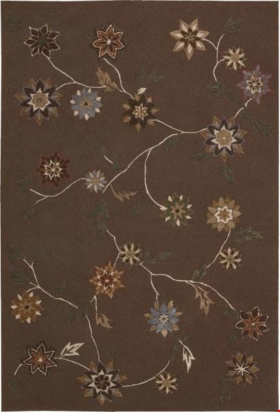 Nourison Contour CON05 Brown (99446046321) Rectangle 8'0" x 10'6" Area Rug