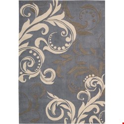 Nourison Contour CON09 Silver (99446066640) Rectangle 3'6