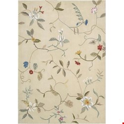 Nourison Contour CON12 Cream (99446076342) Rectangle 3'6