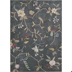 Nourison Contour CON12 Slate (99446076380) Rectangle 3'6