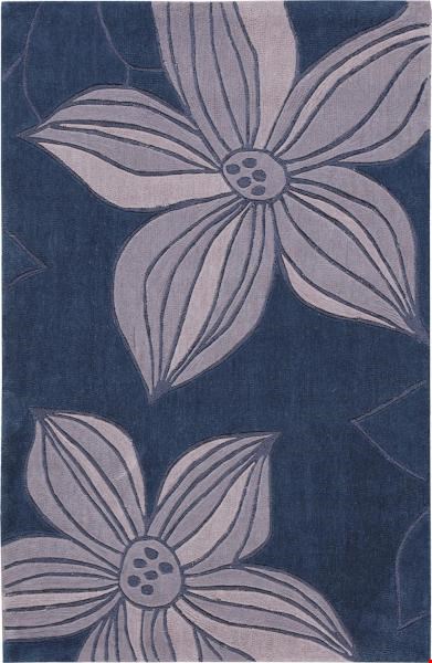 Nourison Contour CON19 Blue (99446077226) Rectangle 8'0" x 10'6" Area Rug