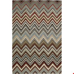 Nourison Contour CON23 Multicolor (99446045843) Rectangle 8'0