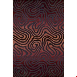 Nourison Contour CON24 Sangria (99446129932) Rectangle 7'3