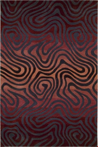 Nourison Contour CON24 Sangria (99446129949) Rectangle 8'0" x 10'6" Area Rug