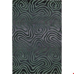 Nourison Contour CON24 Smoke Teal (99446129925) Rectangle 7'3