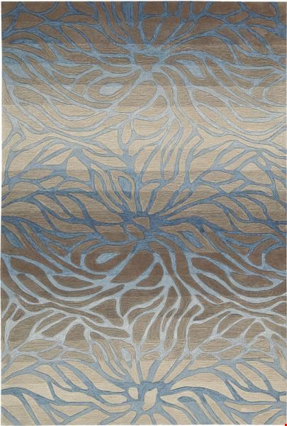 Nourison Contour CON25 Ocean Sand (99446130082) Rectangle 8'0" x 10'6" Area Rug