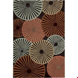 Nourison Contour CON26 Multicolor (99446141224) Rectangle 3'6