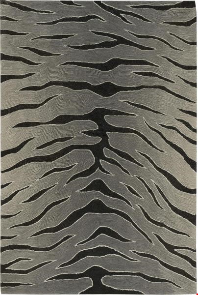 Nourison Contour CON30 Black Grey (99446055569) Rectangle 8'0" x 10'6" Area Rug