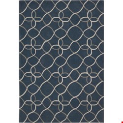 Nourison Contour CON41 Denim (99446193131) Rectangle 3'6