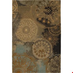 Nourison Contour CON45 Multicolor (99446251459) Rectangle 7'3