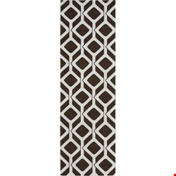 Nourison Enhance EN003 Chocolate Blue (99446218186) Runner 2'6