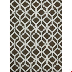 Nourison Enhance EN003 Chocolate Blue (99446218209) Rectangle 4'0