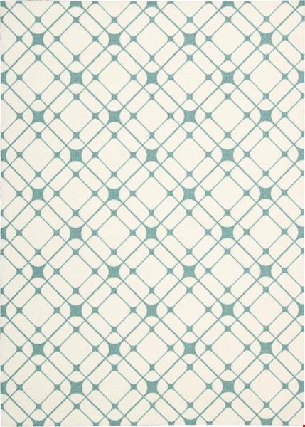 Nourison Enhance EN005 Ivory Turquoise (99446218568) Rectangle 2'6" x 4'0" Area Rug