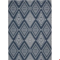 Nourison Enhance EN198 Blue (99446248930) Rectangle 4'0