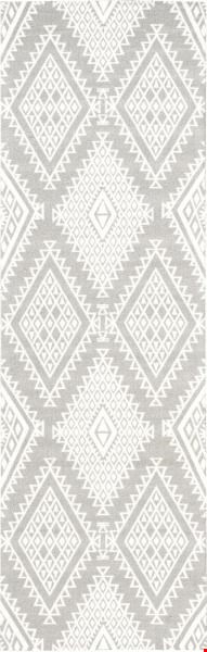 Nourison Enhance EN198 Grey (99446249005) Runner 2'6" x 8'0" Area Rug