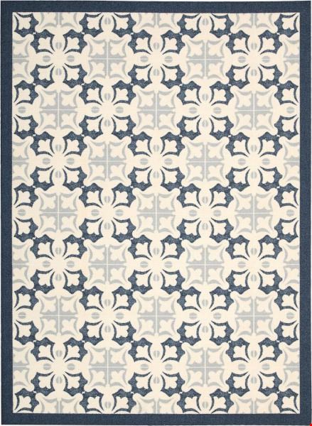 Nourison Enhance EN200 Blue (99446249838) Rectangle 2'6" x 4'0" Area Rug