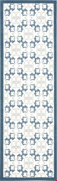 Nourison Enhance EN200 Blue (99446249821) Runner 2'6" x 8'0" Area Rug