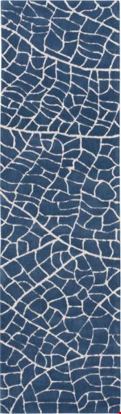 Nourison Escalade ESC01 Denim (99446137555) Runner 2'3" x 8'0" Area Rug