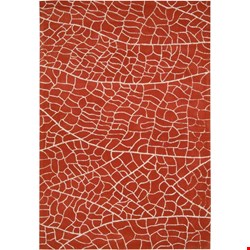 Nourison Escalade ESC01 Flame (99446137586) Rectangle 8'0