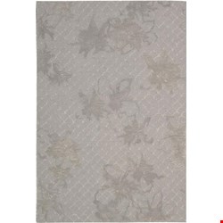 Nourison Escalade ESC11 Silver (99446263254) Rectangle 3'9