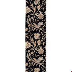 Nourison Gatsby GAT01 Black (99446156204) Runner 2'3