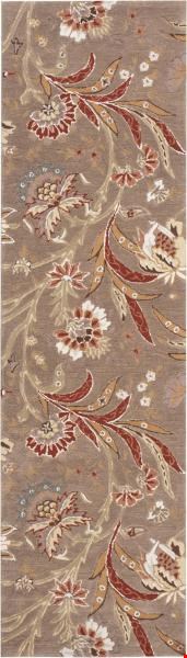 Nourison Gatsby GAT01 Mocha (99446156266) Runner 2'3" x 8'0" Area Rug