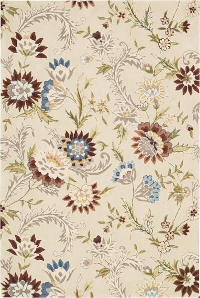 Nourison Gatsby GAT02 Beige (99446156440) Rectangle 8'0" x 10'6" Area Rug