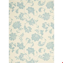 Nourison Home & Garden RS014 Ivory (99446112163) Rectangle 5'3