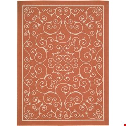 Nourison Home & Garden RS019 Orange (99446112132) Rectangle 10'0