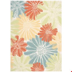 Nourison Home & Garden RS022 Ivory (99446112569) Rectangle 10'0