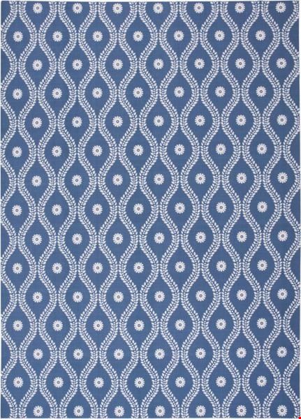 Nourison Home & Garden RS085 Navy (99446207517) Rectangle 10'0" x 13'0" Area Rug