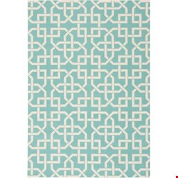 Nourison Home & Garden RS090 Aqua (99446208002) Rectangle 10'0