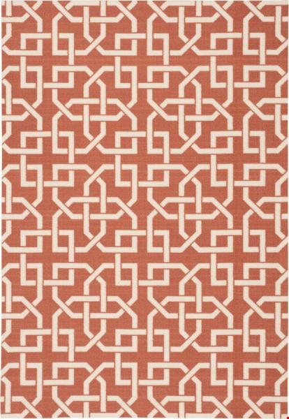 Nourison Home & Garden RS090 Rust (99446208033) Rectangle 10'0" x 13'0" Area Rug