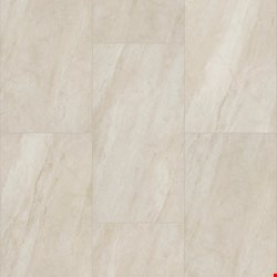 USFloors Coretec Tile: Citrine Travertine Engineered Luxury Vinyl Tile with Cork Comfort CRT01-05106