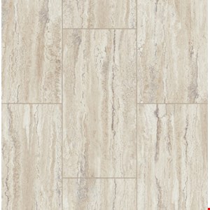 Armstrong Alterna Kalla Travertine: Cream Buff Luxury Vinyl Tile D7133