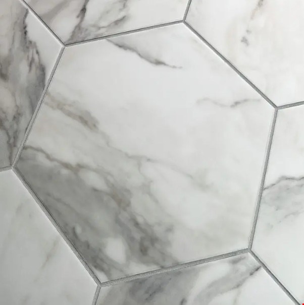 Mannington Adura Max Apex Collection: Artemis Cloud Cover Hexagon Waterproof Luxury Vinyl Plank APS140