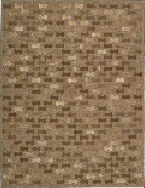 Nourison Joseph Abboud Joab2 Chicago CHI01 Brown (99446085603) Rectangle 3'6" x 5'6" Area Rug