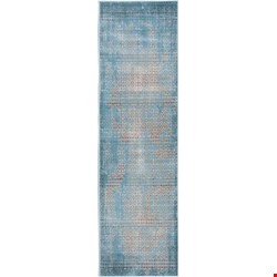 Nourison Karma KRM01 Blue (99446268921) Runner 2'2